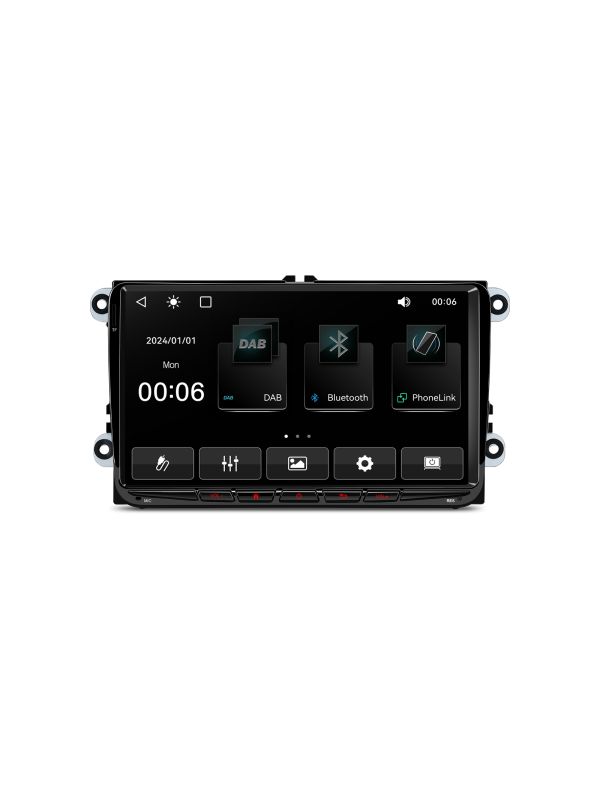 VW/Skoda/Seat | Various  | Linux System | Built-in DAB+ Radio | QLED Screen | CarAutoPlay | Android Auto | PL9MTVDS