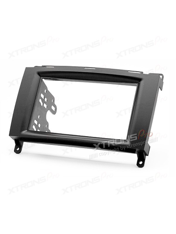 Double Din In-dash Car Audio Installation Kit Fascia Plate for Mercedes-Benz Series