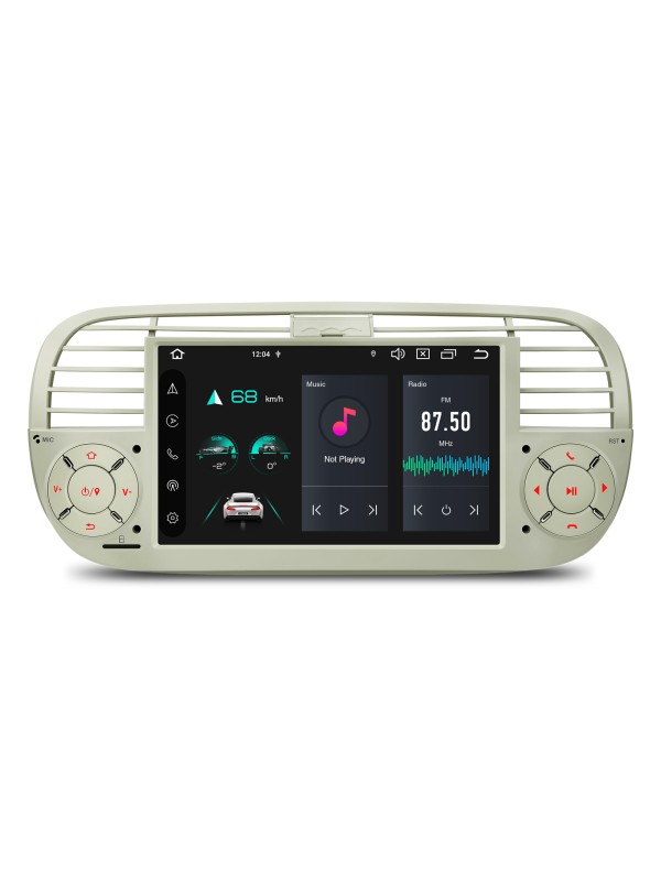Fiat 500 | Android 14 | Octa Core | 4GB RAM & 64GB ROM | Global 4G LTE Solution | PX7450FCLGS