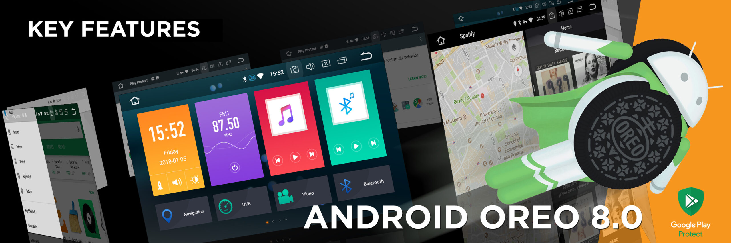 Introducing the Android 8.0 Oreo Car Stereo