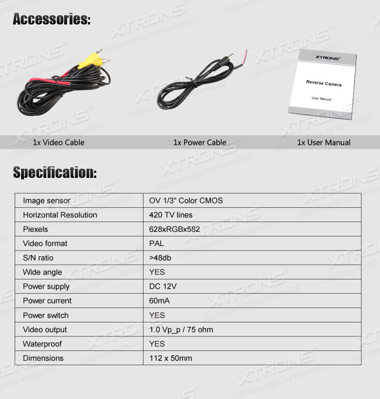 Audi | Various | Reversing Camera | CAMAQ5002