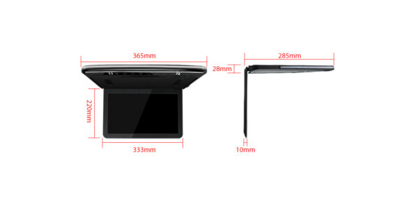 13.3-inch | Car Roof Mounted Monitor | CM136HD
