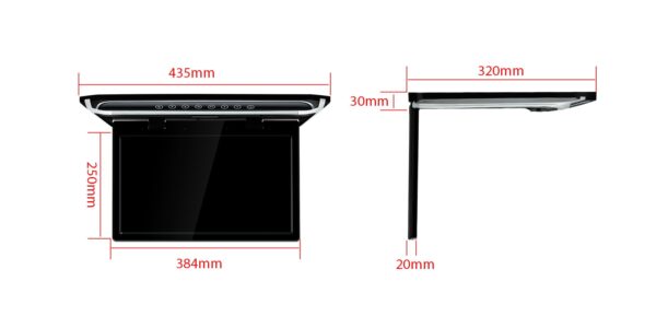15.6-inch | Car Roof Mounted Monitor | CM156HD
