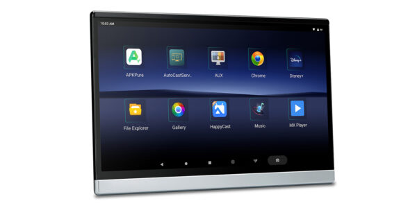 13.3" | Universal Fit | Android OS | 2GB RAM & 32GB ROM | FHD IPS Screen | Android Backseat Player | HM136AC