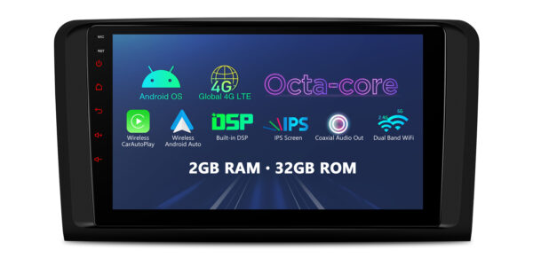 Mercedes-Benz | Android / iPhone | Octa Core | 2GB DDR4 RAM & 32GB ROM | Automotive-grade Hardware | IEP92M164