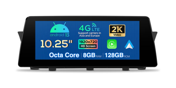 BMW | X1 | Android 13 | Octa-core | 8GB RAM & 128GB ROM | Integrated 4G LTE | QAB12CIB12X1
