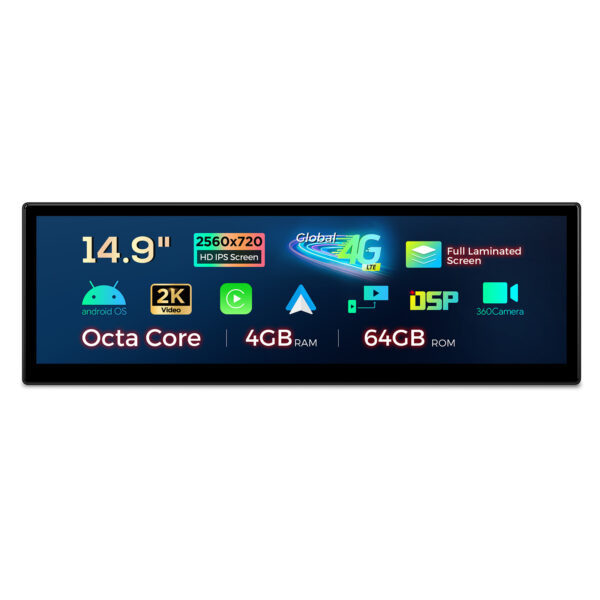 BMW | 5 Series | Android / iPhone | Octa-core | 4GB RAM & 64GB ROM | Integrated 4G LTE | QLB42FVNBGT