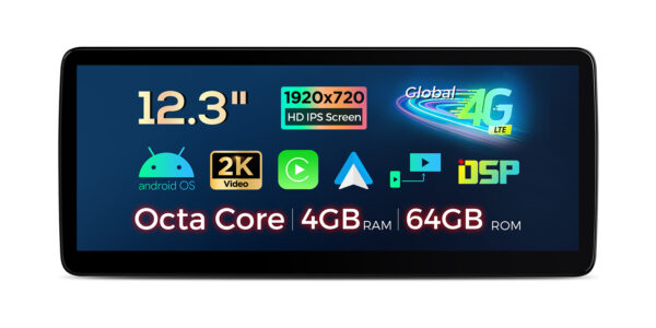 Mercedes-Benz | Android / iPhone | Octa-core | 4GB RAM & 64GB ROM | Integrated 4G LTE | QLM2245