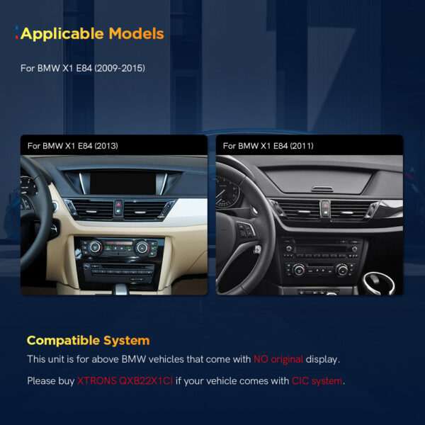 BMW X1 | Android / iPhone | Qualcomm 662 | Octa Core |8GB RAM & 128GB ROM | QXB22UMB12X1