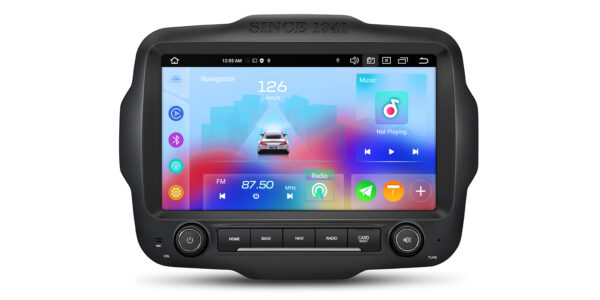 Jeep | Renegade | Android OS | Octa Core | 6GB RAM & 128GB ROM | QLED Display | Global 4G LTE Solution | IXA94RGJL
