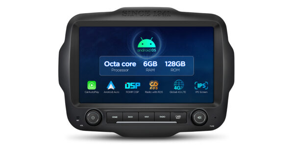 Jeep | Renegade | Android OS | Octa Core | 6GB RAM & 128GB ROM | QLED Display | Global 4G LTE Solution | IXA94RGJL