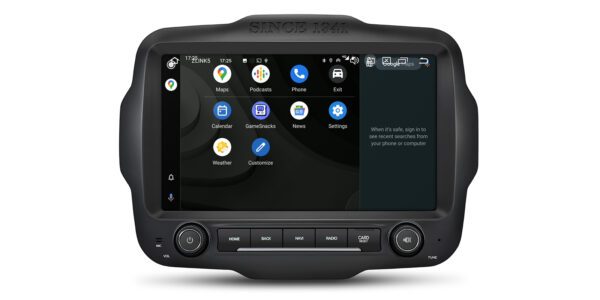 Jeep | Renegade | Android OS | Octa Core | 6GB RAM & 128GB ROM | QLED Display | Global 4G LTE Solution | IXA94RGJL