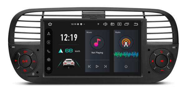 Fiat 500 | Android 14 | Octa Core | 4GB RAM & 64GB ROM | Global 4G LTE Solution | PX7450FBL