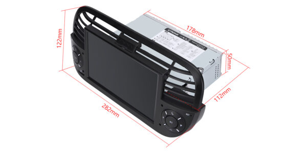 Fiat 500 | Android 14 | Octa Core | 4GB RAM & 64GB ROM | Global 4G LTE Solution | PX7450FBL
