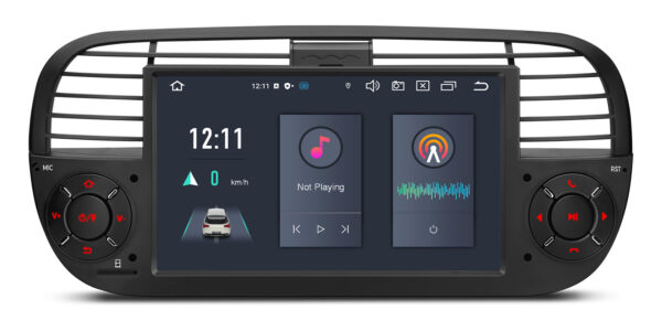 Fiat 500 | Android 14 | Octa Core | 4GB RAM & 64GB ROM | Global 4G LTE Solution | PX7450FBL