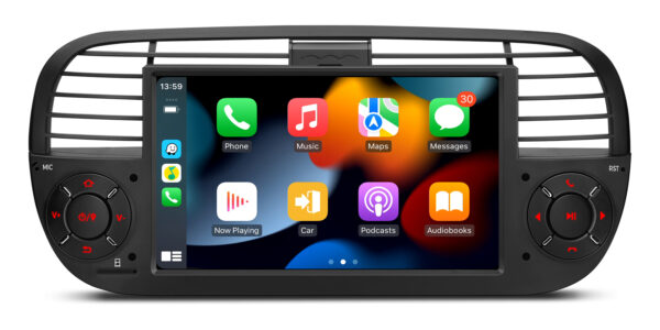 Fiat 500 | Android 14 | Octa Core | 4GB RAM & 64GB ROM | Global 4G LTE Solution | PX7450FBL