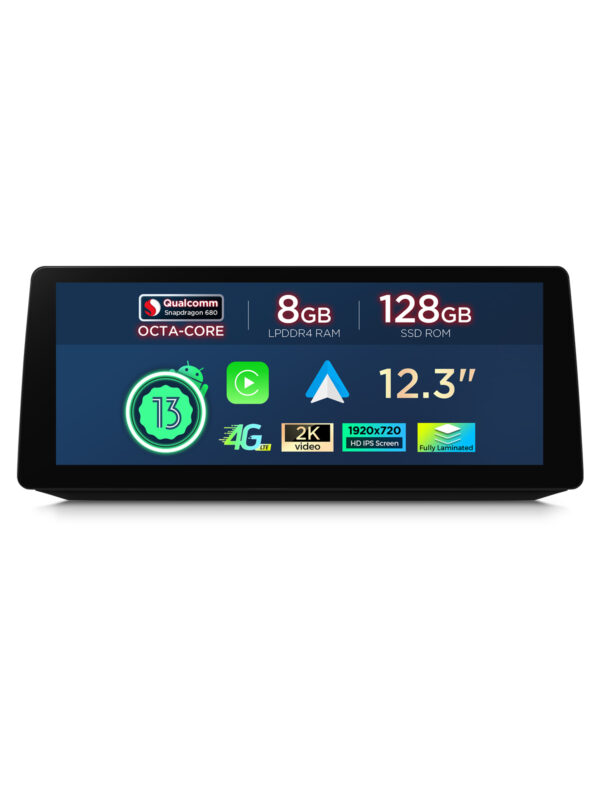 BMW | 5 series | Android OS & OEM System | Qualcomm 680 | Octa Core | 8GB RAM & 128GB ROM | QGB23CIB12E60