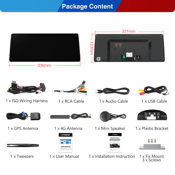 BMW | 3 series | Android OS & OEM System | Qualcomm 680 | Octa Core | 8GB RAM & 128GB ROM | QGB23CIB12E92