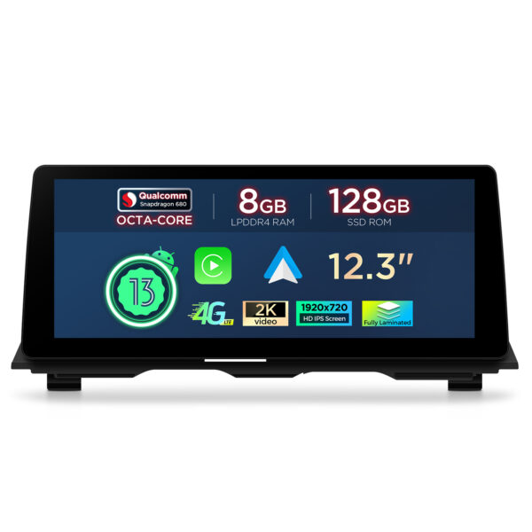 BMW | 5 series | Android OS & OEM System | Qualcomm 680 | Octa Core | 8GB RAM & 128GB ROM | QGB23CIB12FV