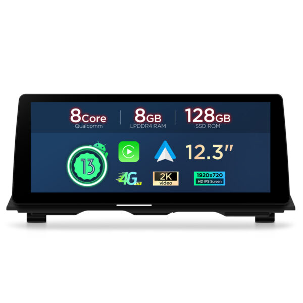 BMW | 5 Series | Android OS & OEM System | Qualcomm 680 | Octa Core | 8GB RAM & 128GB ROM | QGB23NB12FV