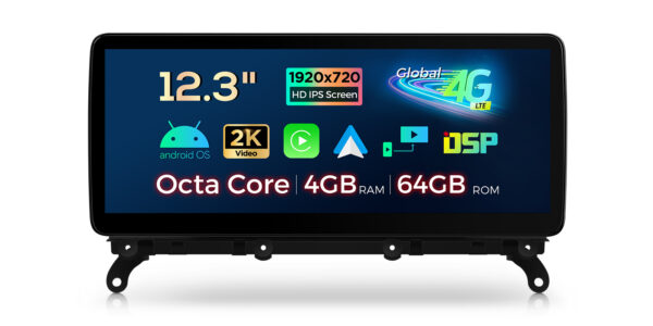 BMW | X3/X4 | Android / iPhone | Octa-core | 4GB RAM & 64GB ROM | Global 4G LTE |  QLB22EVB12X3