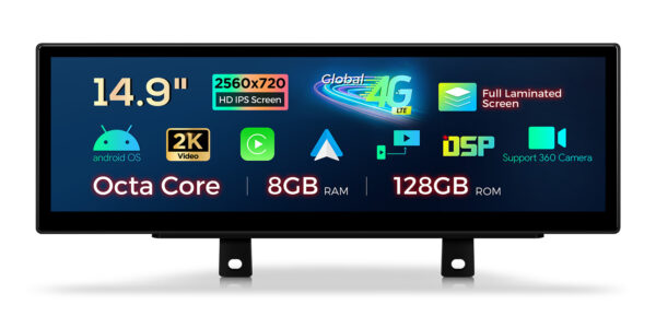 BMW | 3 Series/4 Series | Android OS & OEM system | Octa-core | 8GB RAM & 128GB ROM | Global 4G LTE | QLBH44THEVR3