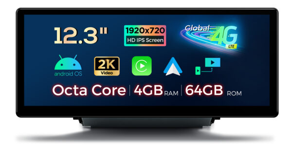 Audi | Q3 | Android Platform & OEM System | Octa-core | 4GB RAM & 64GB ROM | Global 4G LTE | QLA23Q3