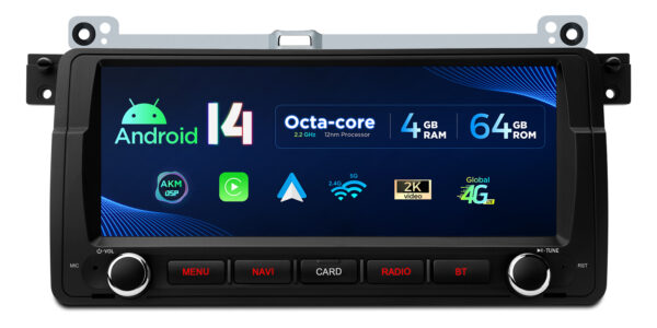 BMW/Rover/MG | Various | Android 14 | Octa Core | 4GB RAM & 64GB ROM | Global 4G LTE Solution | PX8446BLHGS