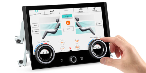 Range Rover | Climate Control Panel | Touchscreen and Rotary Knobs | 10.1-inch Touch IPS Screen | Original Function Retained | AIR494S