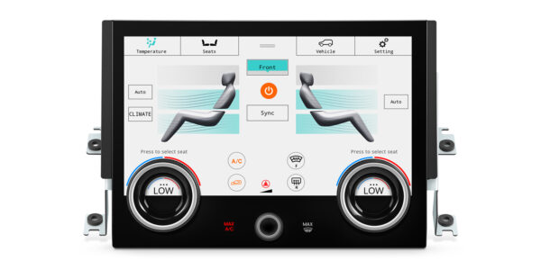 Range Rover | Climate Control Panel | Touchscreen and Rotary Knobs | 10.1-inch Touch IPS Screen | Original Function Retained | AIR494S