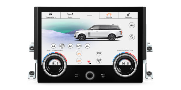 Range Rover | Climate Control Panel | Touchscreen and Rotary Knobs | 10.1-inch Touch IPS Screen | Original Function Retained | AIR494S