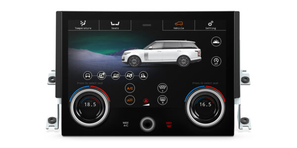 Range Rover | Climate Control Panel | Touchscreen and Rotary Knobs | 10.1-inch Touch IPS Screen | Original Function Retained | AIR494S