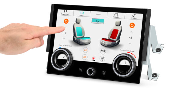 Range Rover | Climate Control Panel | Touchscreen and Rotary Knobs | 10.1-inch Touch IPS Screen | Original Function Retained | AIR494S