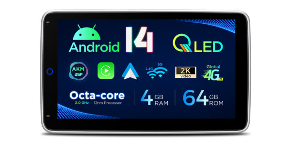 Single DIN  | Android 14 | Octa Core | 4GB RAM & 64GB ROM | Global 4G LTE Solution | DX121L