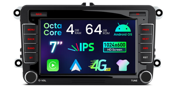 Volkswagen / SEAT / SKODA  | Android OS | Octa Core | 4GB RAM & 64GB ROM | IPS Screen | ID70MTVL