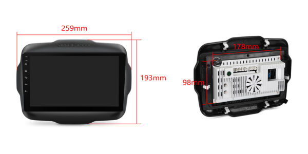 Jeep | Renegade | Android OS | Octa Core | 4GB RAM & 64GB ROM | IPS Screen | IDP90RGJA