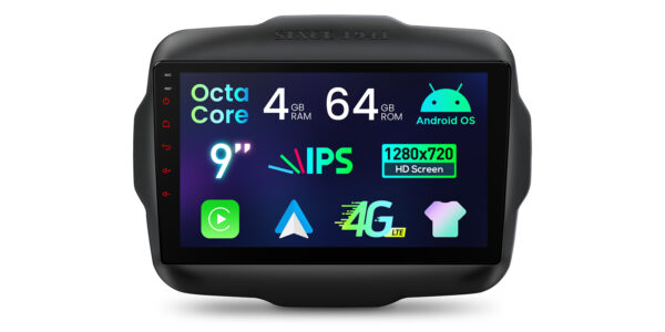 Jeep | Renegade | Android OS | Octa Core | 4GB RAM & 64GB ROM | IPS Screen | IDP90RGJA