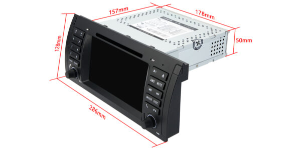 BMW X5 E53  | Android 14 | Octa Core | 4GB RAM & 64GB ROM | Global 4G LTE Solution | PX7453BGS