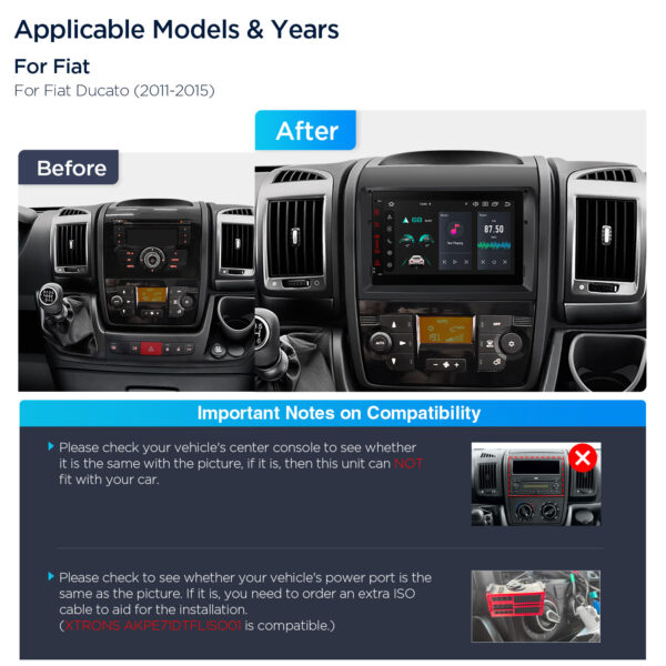 Fiat Ducato | Android 14 | Octa Core | 4GB RAM & 64GB ROM | Global 4G LTE Solution | PX74DTFLGS