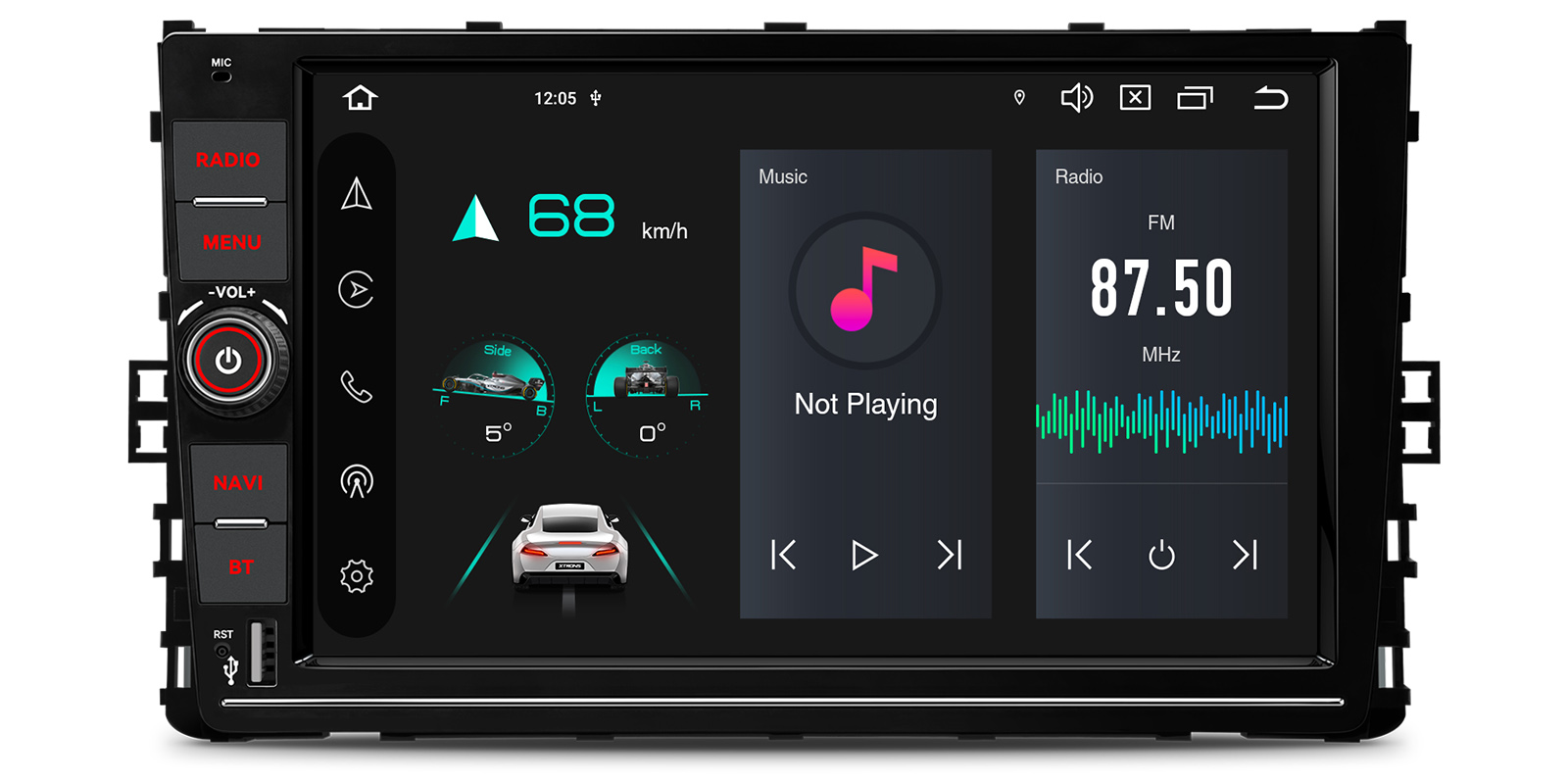 Volkswagen | Android 14 | Octa Core | 4GB RAM & 64GB ROM | Global 4G LTE Solution | PX94MTNVGS