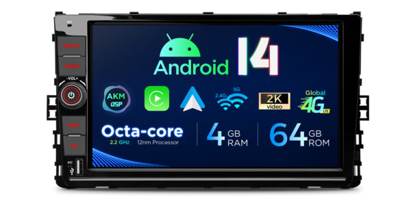 Volkswagen | Android 14 | Octa Core | 4GB RAM & 64GB ROM | Global 4G LTE Solution | PX94MTNVGS