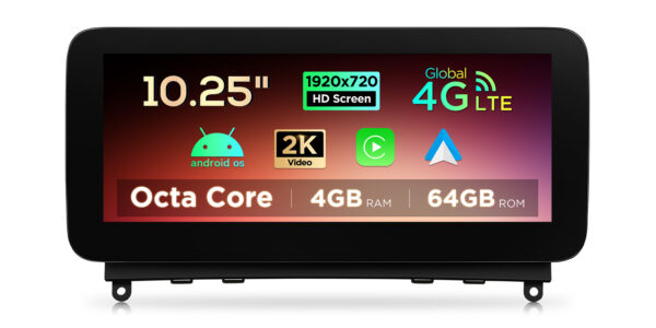 Mercedes-Benz | C-class | Android OS & OEM system | Octa-core | 4GB RAM & 64GB ROM | Integrated 4G LTE | QAMS1440M12C40