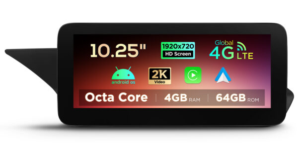 Mercedes-Benz | E-Class | Android OS & OEM system | Octa-core | 4GB RAM & 64GB ROM | Integrated 4G LTE | QAMS1440M12EL