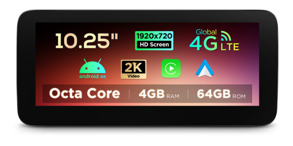 Mercedes-Benz | Android OS & OEM system | Octa-core | 4GB RAM & 64GB ROM | Integrated 4G LTE | QAMS1450