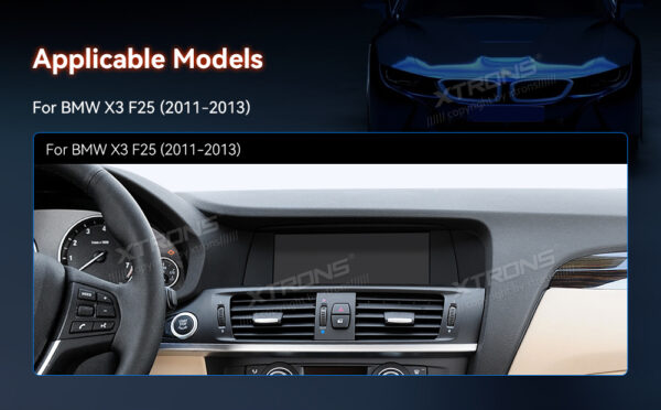 BMW | X3 F25 | Android OS & OEM System | Octa Core | 4GB RAM & 64GB ROM | Integrated 4G Solution | QDB80X3CI