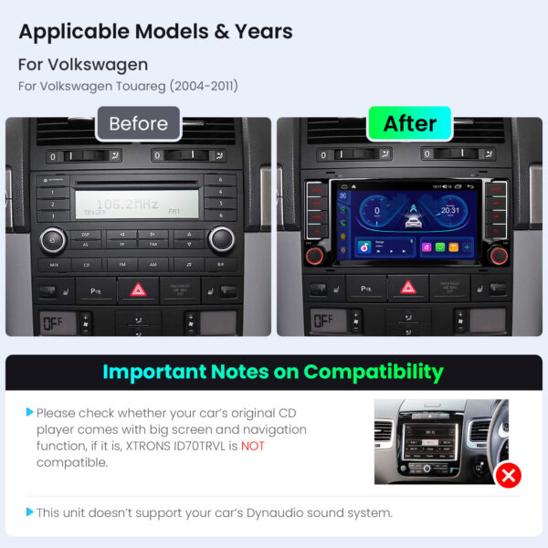 Volkswagen | Android OS | Octa Core | 4GB RAM & 64GB ROM | IPS Screen | ID70TRVL