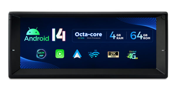 BMW | E39/E38 | Android 14 | Octa Core | 4GB RAM & 64GB ROM | Global 4G LTE Solution | PX1439BLHGS