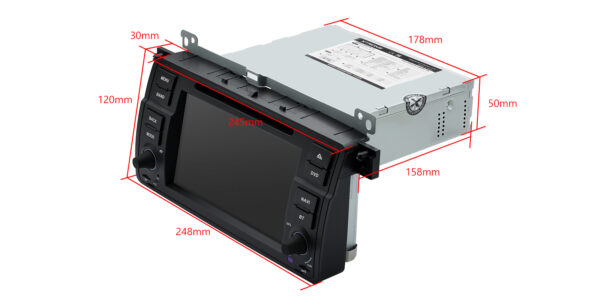BMW/Rover/MG  | Android 14 | Octa Core | 4GB RAM & 64GB ROM | Global 4G LTE Solution | PX7446BGS