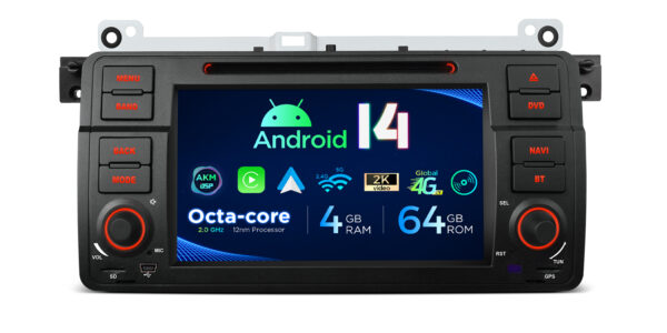 BMW/Rover/MG  | Android 14 | Octa Core | 4GB RAM & 64GB ROM | Global 4G LTE Solution | PX7446BGS