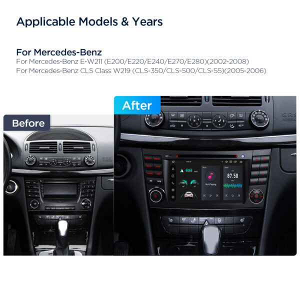 Mercedes-Benz | Various | Android 14 | Octa Core | 4GB RAM & 64GB ROM | Global 4G LTE Solution | PX74M211GS